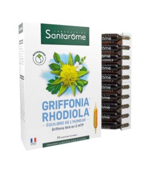 Griffonia rhodiola 20fiole - santarome
