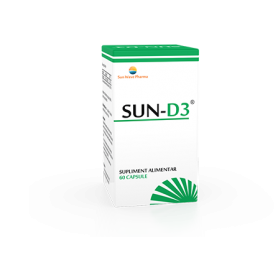 SUN D3 - vitamina D3 - 60cps - SUN WAVE PHARMA