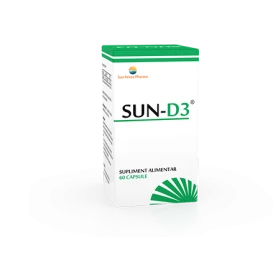 SUN D3 - vitamina D3 - 60cps - SUN WAVE PHARMA