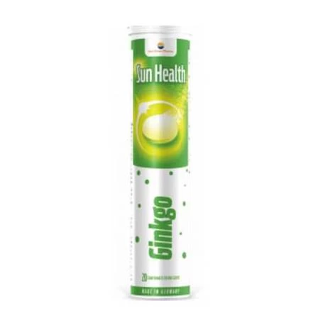SUN HEALTH GINKGO 20cp efervescente - Sun Wave Pharma