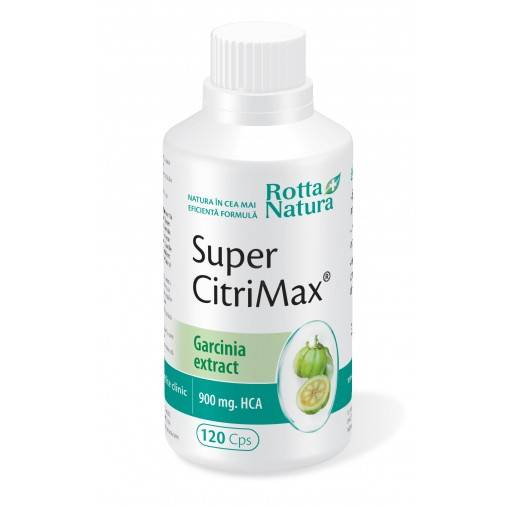 Super citrimax (garcinia cambogia) 900 hca extract - 120cps - rotta natura