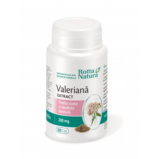 Valeriana 200mg extract - 30cps - rotta natura