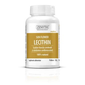Lecitina de floarea soarelui - Sun Flower Lecithin - pulbere 120g - Zenyth