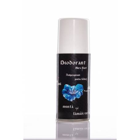 Deodorant natural cu menta si lamaie verde - barbati - 50ml - Nera Plant