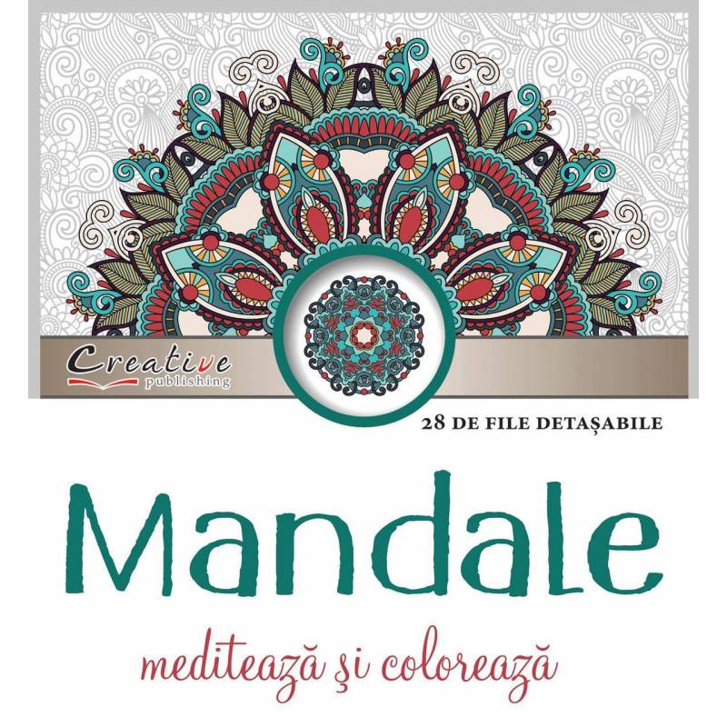 Mandale - mediteaza si coloreaza - carte - DPH