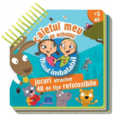 Micul imbatabil - Caietul meu de activitati - 5 ani - carte - DPH