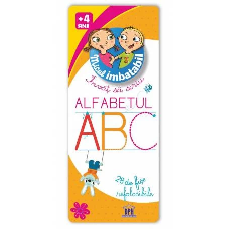 Micul Imbatabil - invat sa scriu - Alfabetul - carte - DPH