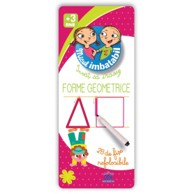 Micul Imbatabil - invat sa trasez - Forme geometrice - carte - DPH