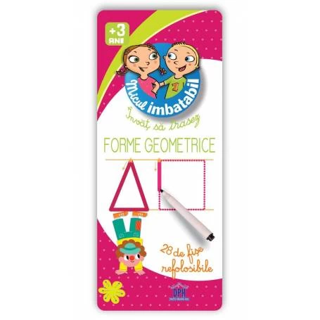 Micul Imbatabil - invat sa trasez - Forme geometrice - carte - DPH