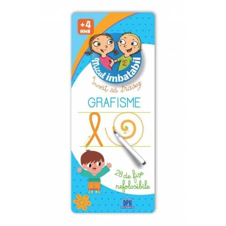 Micul Imbatabil - invat sa trasez - Grafisme - carte - DPH
