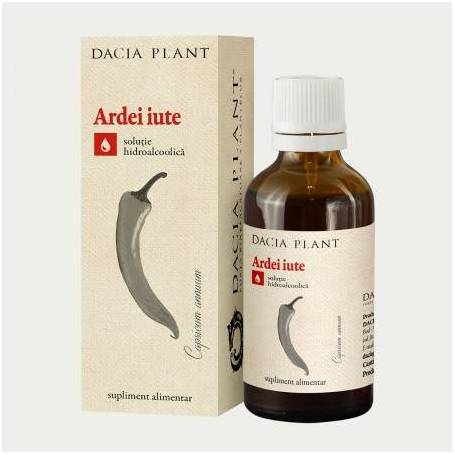 Tinctura de Ardei iute 50ml – Dacia Plant