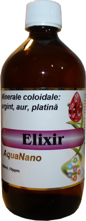 Elixir (argint, aur, platina) - 500ml - aquanano