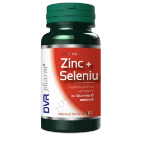 Zinc + Seleniu + Vitamina C naturala 60cps - DVR Pharm