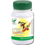 Vitamina C 1000 mg cu macese si acerola - lamaie - 100cp - Medica