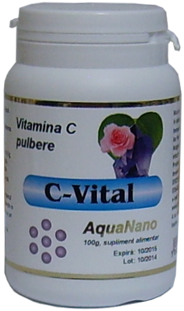 Vitamina c alcalina tamponata cx-vital - 100g - aquanano