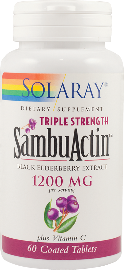 Sambuactin 1200mg 60tb - solaray - secom