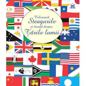 Coloreaza steagurile si invata despre tarile lumii - Susan Meredith - carte - DPH