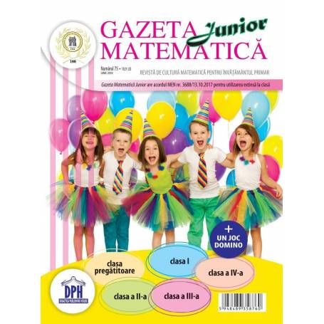 Gazeta Matematica Junior nr. 75 - carte - DPH