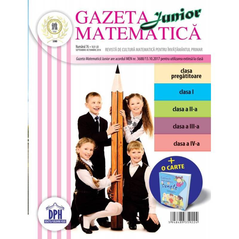 Gazeta Matematica Junior nr. 76 - carte - DPH