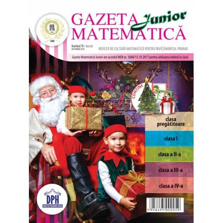 Gazeta Matematica Junior nr. 78 - carte - DPH
