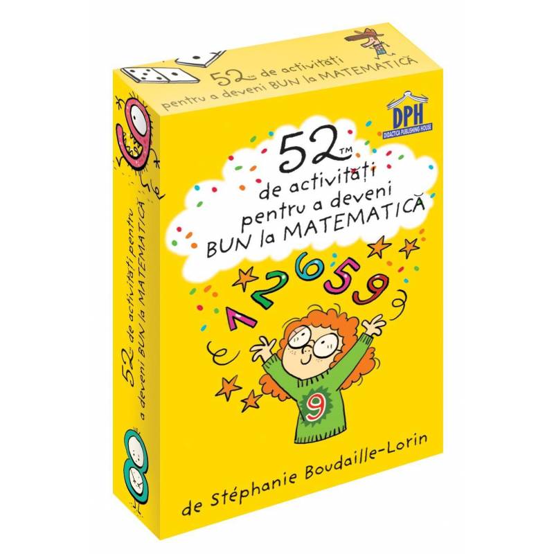 Carte 52 Jetoane pentru a deveni bun la Matematica - Stephanie