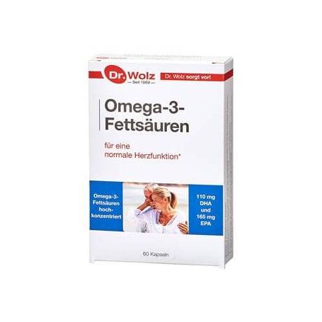 Omega-3 - Fettsäuren - acizi grasi esentiali - 60cps - Dr. Wolz