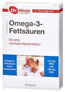Omega-3 - fettsäuren - acizi grasi esentiali - 60cps - dr. wolz