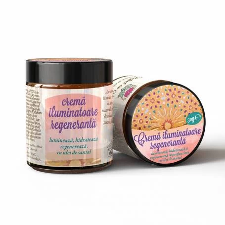 Crema iluminatoare regeneranta 30g - Raftul cu Miresme