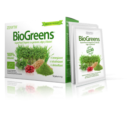 Biogreens superaliment 28plicuri Zenyth