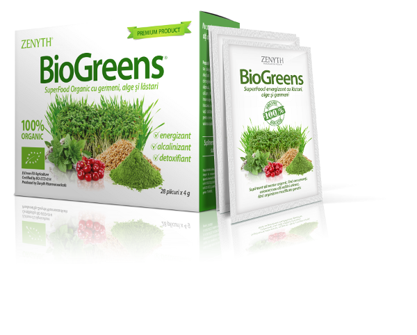 Biogreens superaliment 28plicuri zenyth