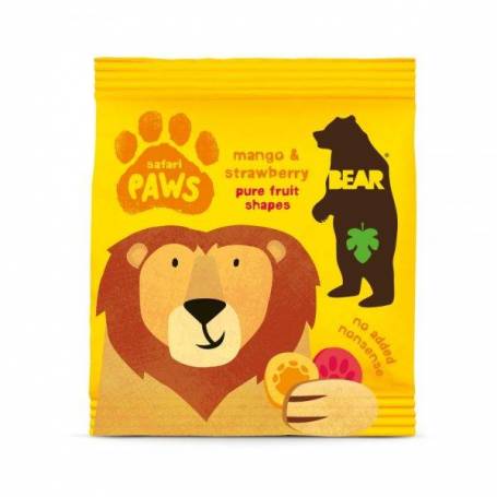 Talpite Safari mango si capsuni 20g - Bear Paws