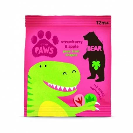 Talpite Dino capsuni si mere 20g - Bear Paws