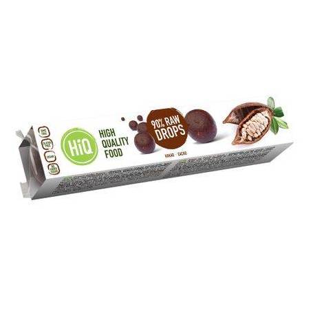 Bilute RAW-VEGANE cu fructe si Cacao 40g -  HiQ RAW DROPS