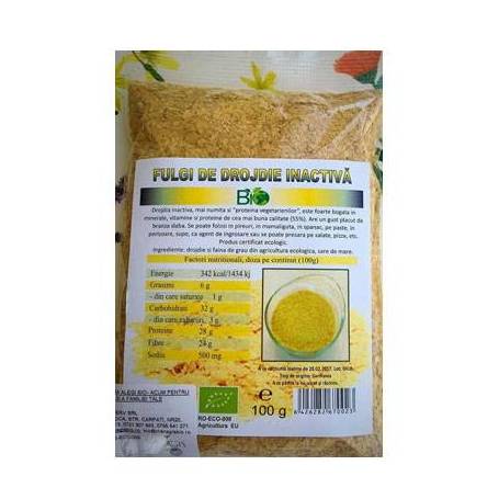 Fulgi de drojdie inactiva eco-bio 100g - Deco Italia