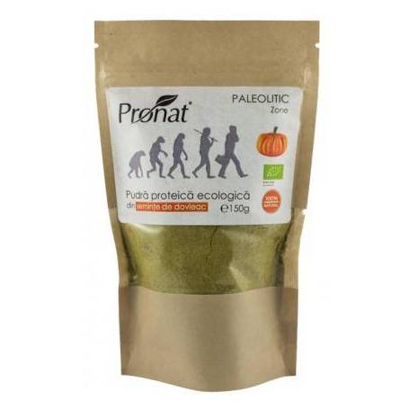 Pudra proteica din seminte de dovleac PALEO, 150g - Pronat