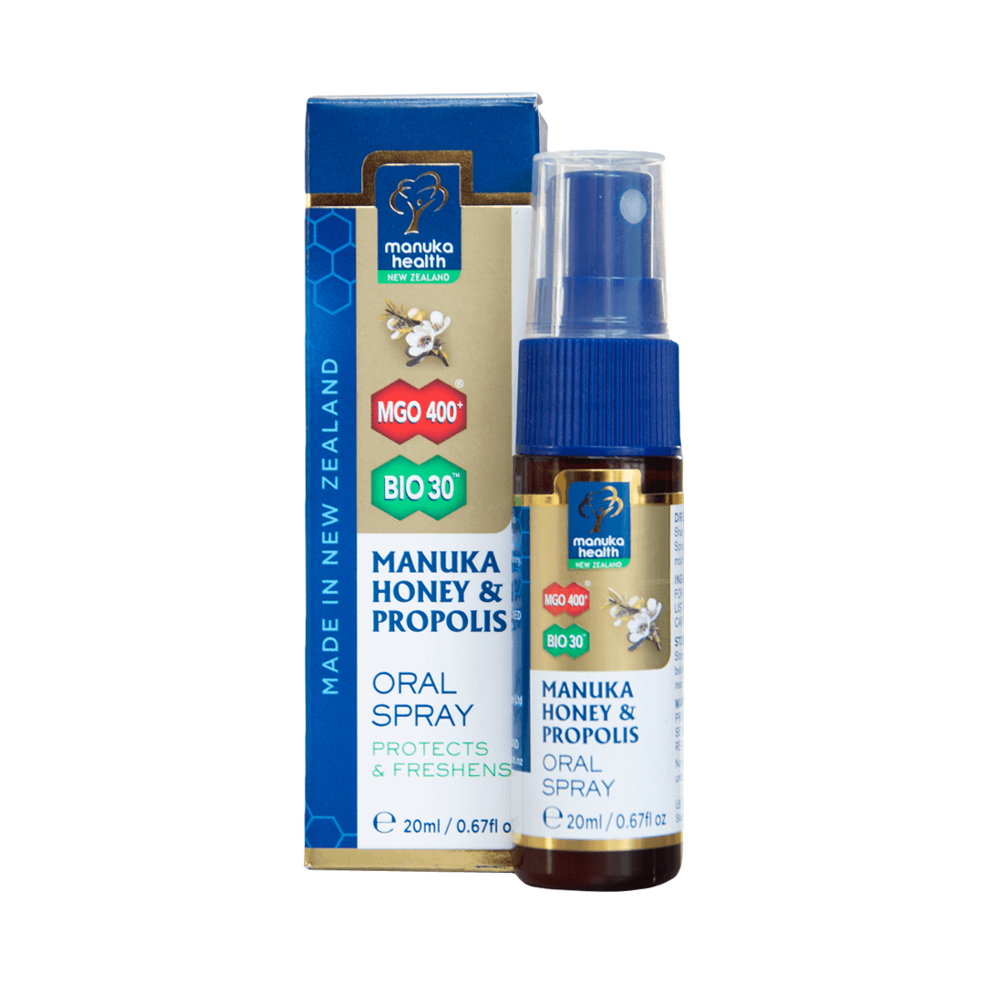 Spray oral cu miere de manuka si propolis - 20ml - manuka health nz