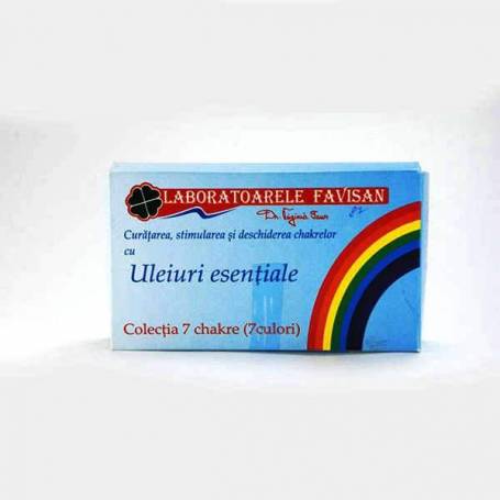 SET ULEIURI 7 CHAKRE 10ml, 7 buc, Favisan