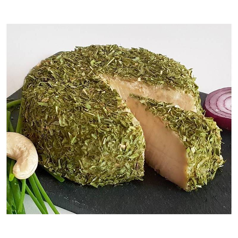 Brawnza din nuci de caju maturata cu chives si ceapa 150g - Rawckers