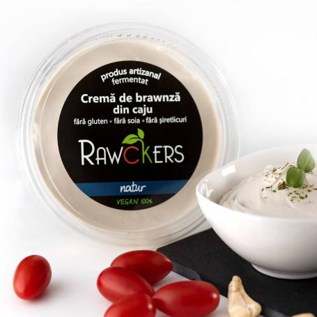 Crema de brawnza din nuci de caju natur 150g - Rawckers