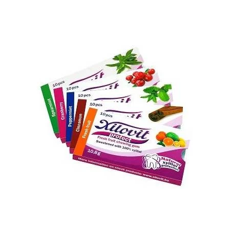 Xilovit - guma de mestecat cu xilitol - spearmint 10,8g