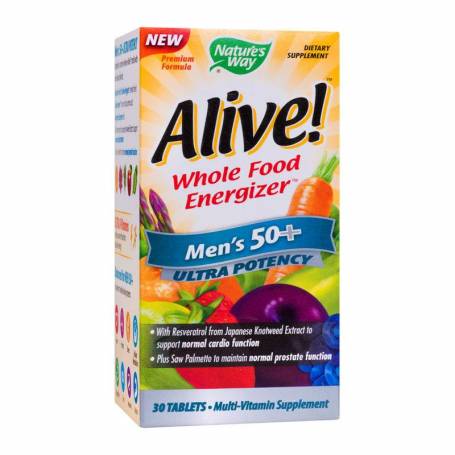 Alive Men's Ultra 50+, mega nutrient barbati peste 50 ani, 30tb - SECOM