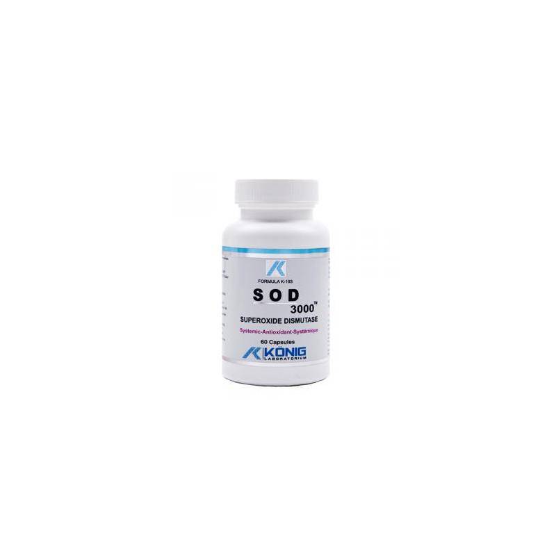 SOD 3000, Antioxidant, 60cps, Konig - Organika - Provita