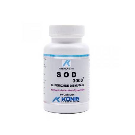 SOD 3000, Antioxidant, 60cps, Konig - Organika - Provita