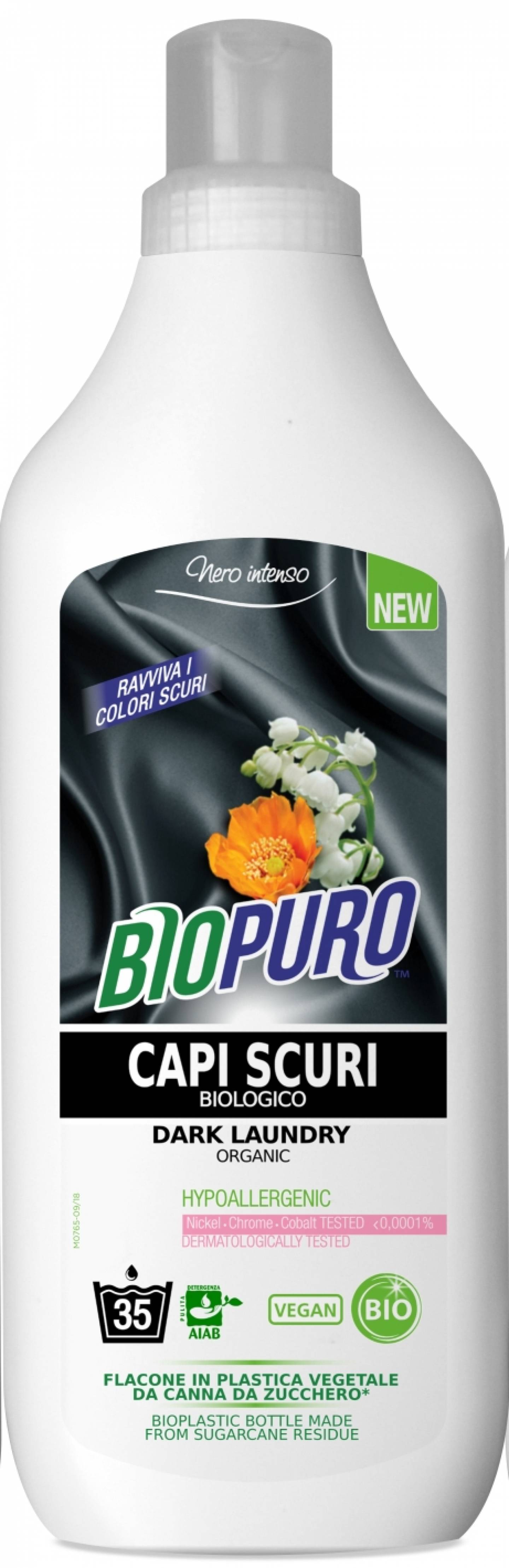 Detergent Hipoalergen Pentru Rufe Negre Eco-bio 1l - Biopuro