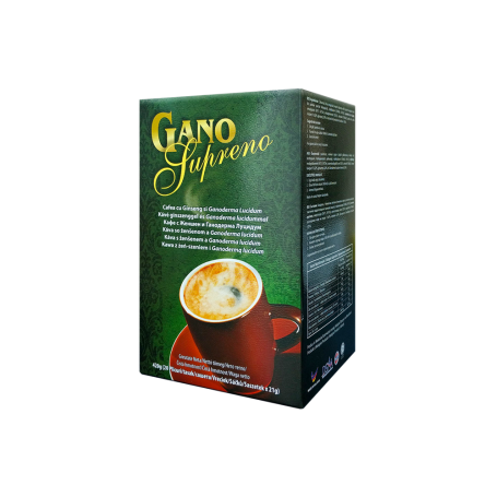 Gano Supreno, cafea cu ganoderma si ginseng- 20pl/cutie - GANO EXCEL