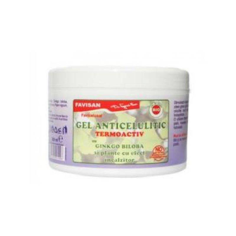 GEL ANTICELULITIC TERMOACTIV FAVICELUSAL 300ml, Favisan