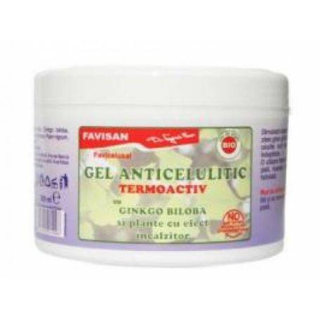 GEL ANTICELULITIC TERMOACTIV FAVICELUSAL 300ml, Favisan