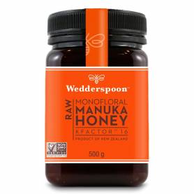 Miere MANUKA RAW - KFactor  16+ - 500g - Wedderspoon