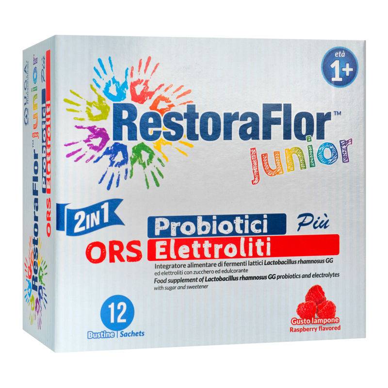 Restoraflor junior, probiotic si electroliti, 12pl, secom