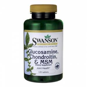 Glucosamine, chondroitin si msm 120cp, swanson